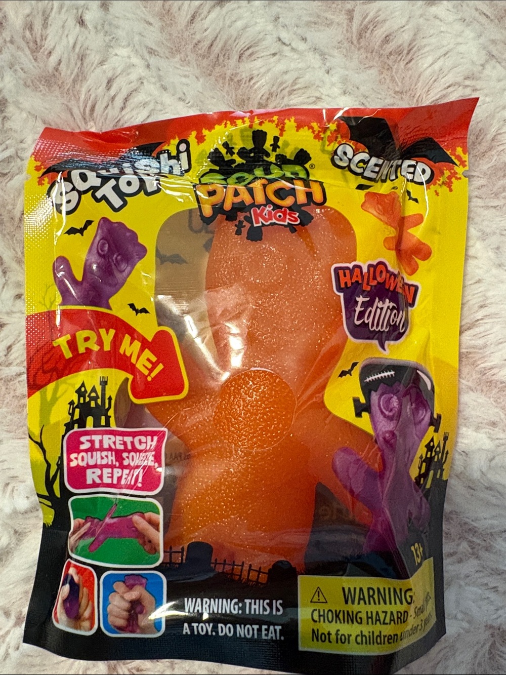Halloween Orange Scented Stretch Toy